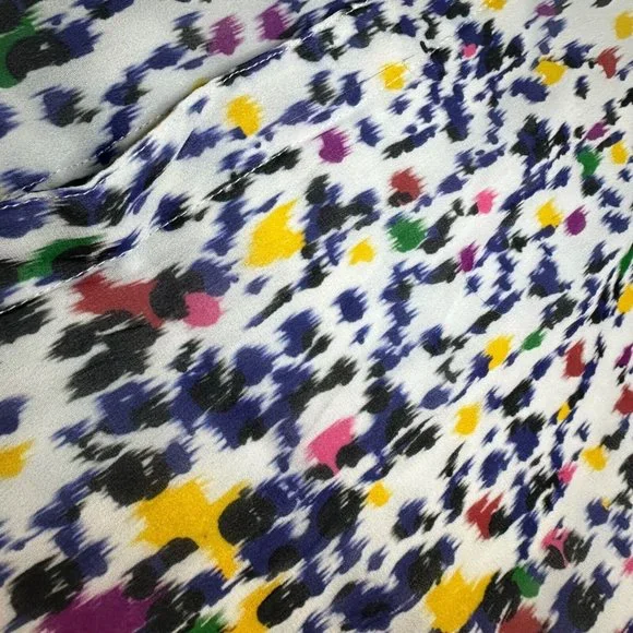 Derek Lam IO Crosby Dress, Multicolored, Ruffled, Line Buttons, Women 2‎ - Picture 10 of 10